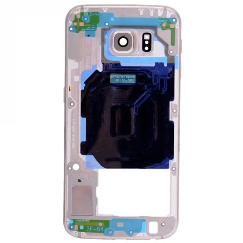 For Galaxy S6 (G920) Replacement Rear Chassis with Parts in [Gold]