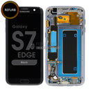 For Galaxy S7 Edge (G935) LCD Screen With Touch Digitizer Assembly and Frame (Pulled Out) [Black]