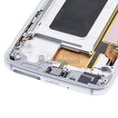 For Galaxy S7 Edge (G935) LCD Screen With Touch Digitizer Assembly and Frame (Pulled Out) [White]