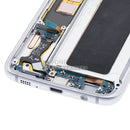 For Galaxy S7 Edge (G935) LCD Screen With Touch Digitizer Assembly and Frame (Pulled Out) [White]
