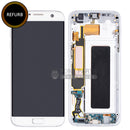 For Galaxy S7 Edge (G935) LCD Screen With Touch Digitizer Assembly and Frame (Pulled Out) [White]
