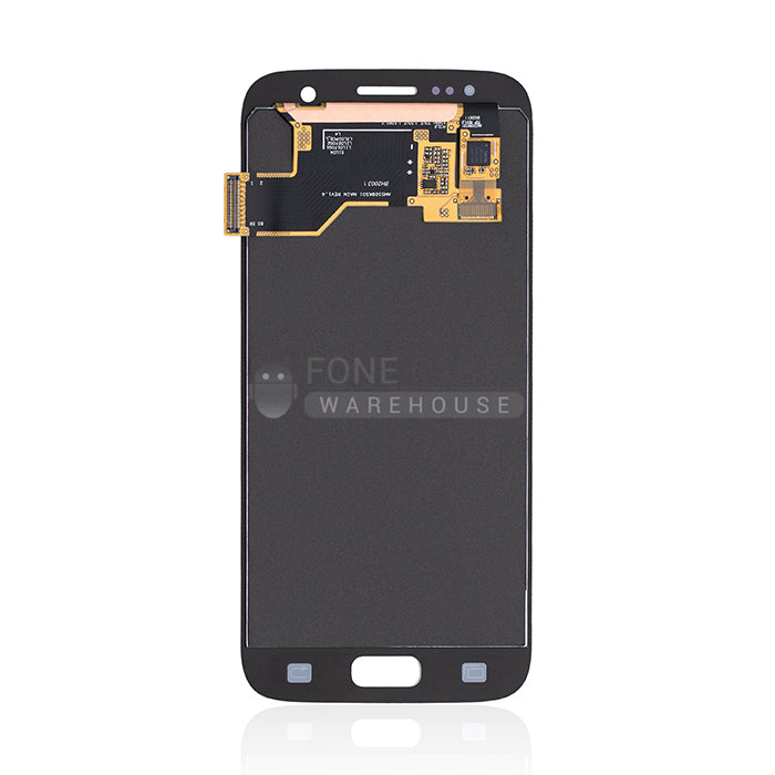 For Galaxy S7(G930) Replacement LCD Screen With Frame [Refurbish] [Gold]