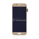 For Galaxy S7(G930) Replacement LCD Screen With Frame [Pulled Out] [Gold]