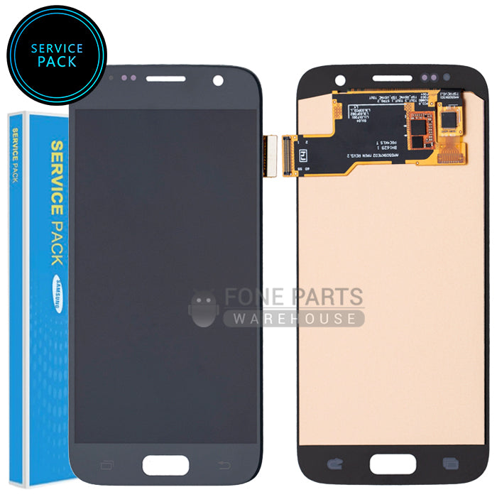 For Galaxy S7(G930) LCD Screen With Touch Digitizer Assembly (Genuine Service Pack) [Black]