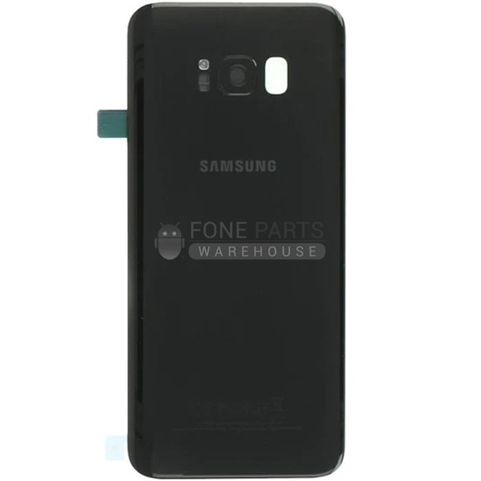 For Galaxy S8 Plus (G955) Replacement Battery Back Cover With Lens [Black]