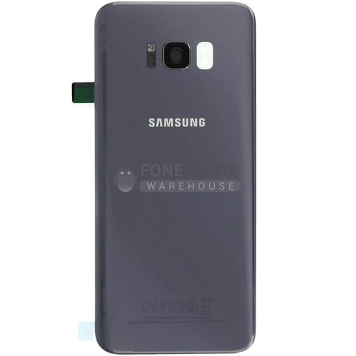 For Galaxy S8 Plus (G955) Replacement Battery Back Cover With Lens [Orchid Grey]