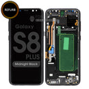 For Galaxy S8 Plus (G955) LCD Screen Digitizer Assembly Original Pulled Out with Frame [Black]