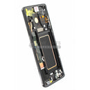 For Galaxy S9 Plus (G965) LCD Screen With Touch Digitizer and Frame (Genuine Service Pack) [Black]