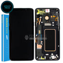 For Galaxy S9 Plus (G965) LCD Screen With Touch Digitizer and Frame (Genuine Service Pack) [Black]