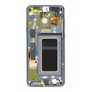 For Galaxy S9 Plus (G965) LCD Screen With Touch Digitizer and Frame (Genuine Service Pack) [Grey]