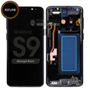 For Galaxy S9 (G960) LCD Screen With Touch Digitizer and Frame [Pulled Out] [Black]