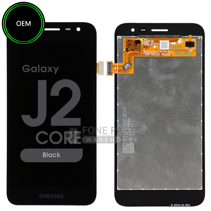 For Galaxy (J260) Replacement LCD Screen With Touch Digitizer Assembly (OEM) [Black]