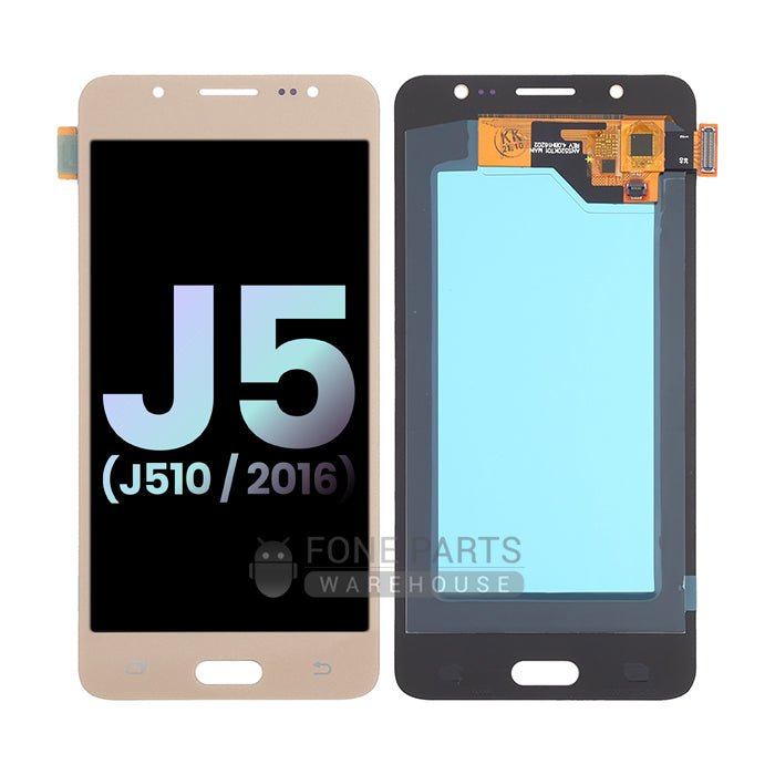 For Galaxy (J510) Replacement LCD Screen Digitizer Assembly Aftermarket [Gold]