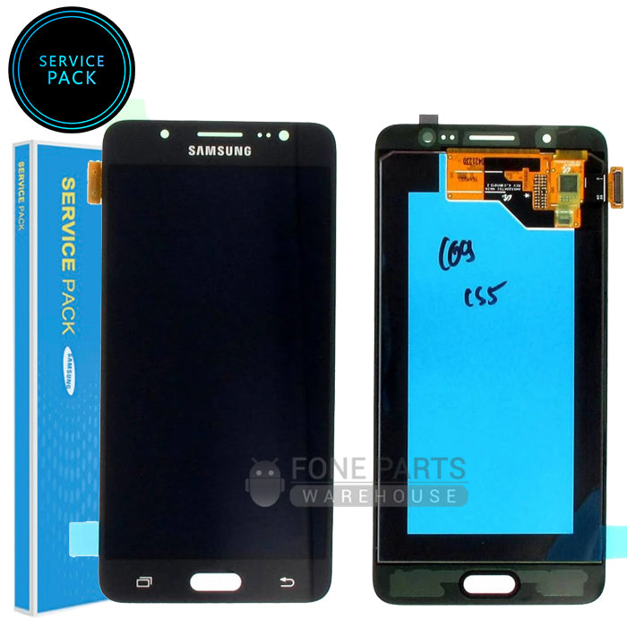 For Galaxy (J510) LCD Screen With Touch Digitizer Assembly (Genuine Service Pack) [Black]