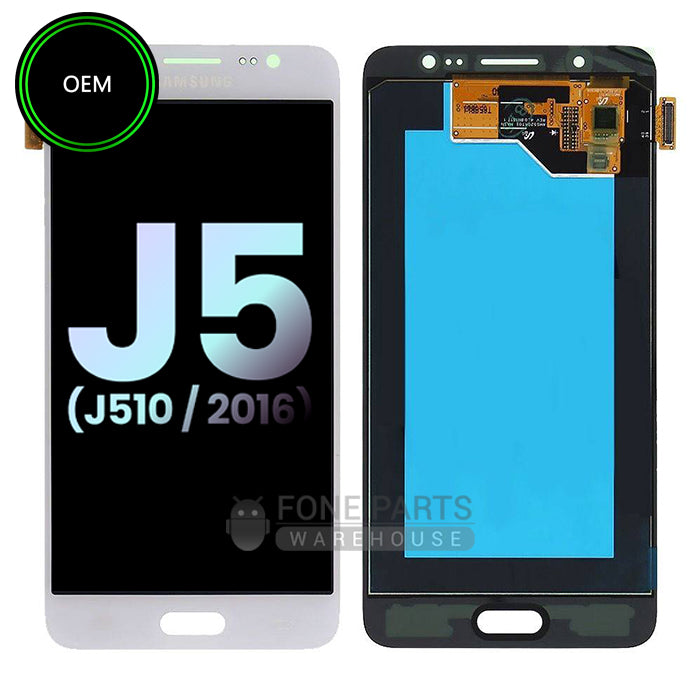 For Galaxy (J510) Replacement LCD Screen Digitizer Assembly [OEM] [White]