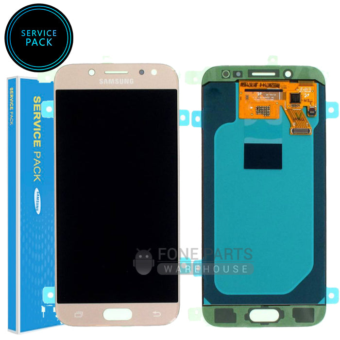 For Galaxy (J530) Replacement LCD Screen With Touch Digitizer Assembly (Genuine Service Pack) [Gold]