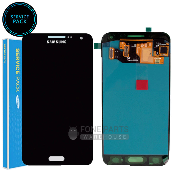 For Galaxy (J700) LCD Screen With Touch Digitizer Assembly (Genuine Service Pack) [Black]