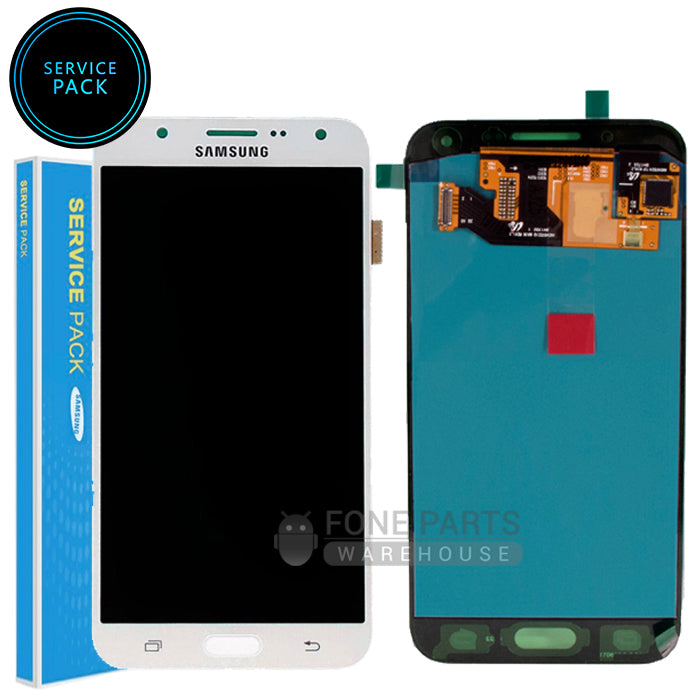 For Galaxy (J700) LCD Screen With Touch Digitizer Assembly (Genuine Service Pack) [White]