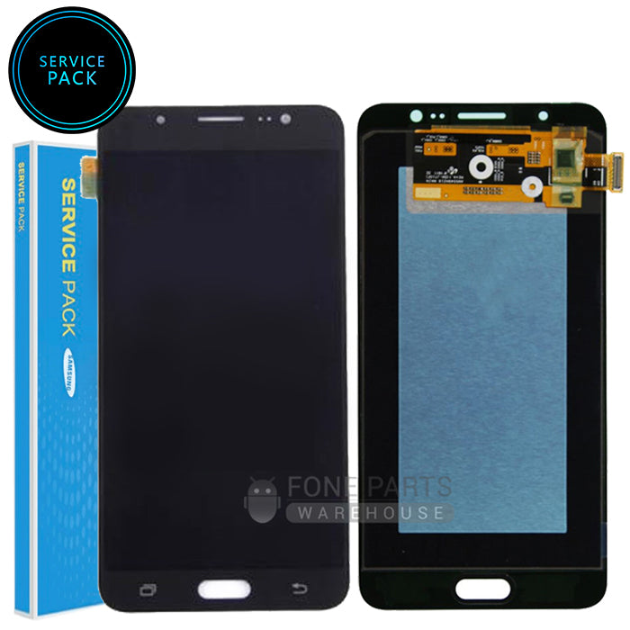 For Galaxy (J710) LCD Screen With Touch Digitizer Assembly (Genuine Service Pack) [Black]