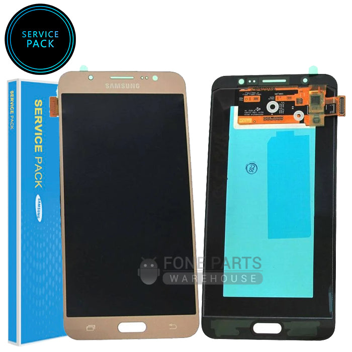 For Galaxy (J710) LCD Screen With Touch Digitizer Assembly (Genuine Service Pack) [Gold]