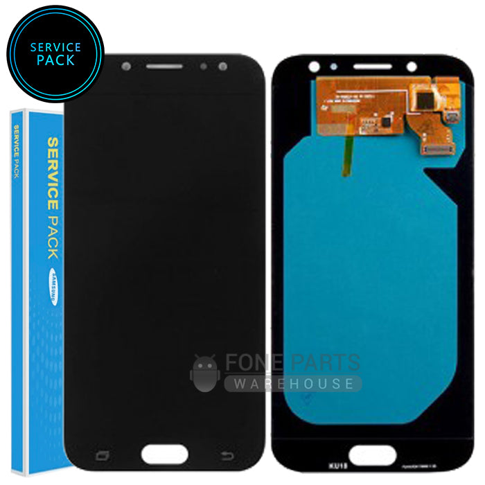 For Galaxy (J730) LCD Screen With Touch Digitizer Assembly (Genuine Service Pack) [Black]