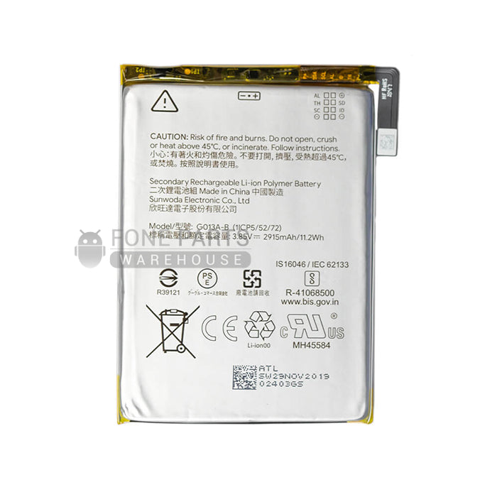 For Google (Pixel 3) Replacement Battery [Assemble with Original IC]