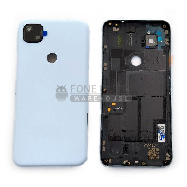 For Google Pixel 4A (5G) Replacement Battery Back Cover [Barely Blue]