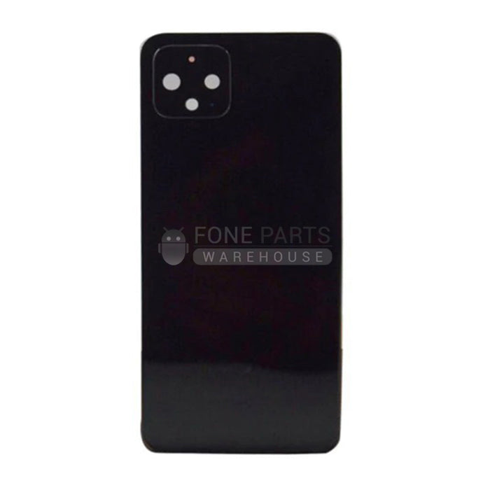 For Google (Pixel 4) Replacement Battery Back Cover [Black]