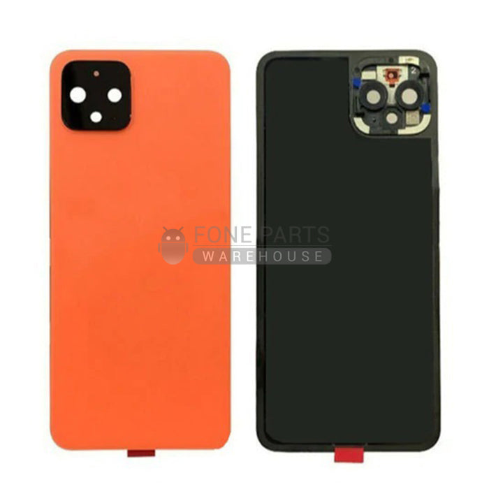 For Google (Pixel 4) Replacement Battery Back Cover [Orange]