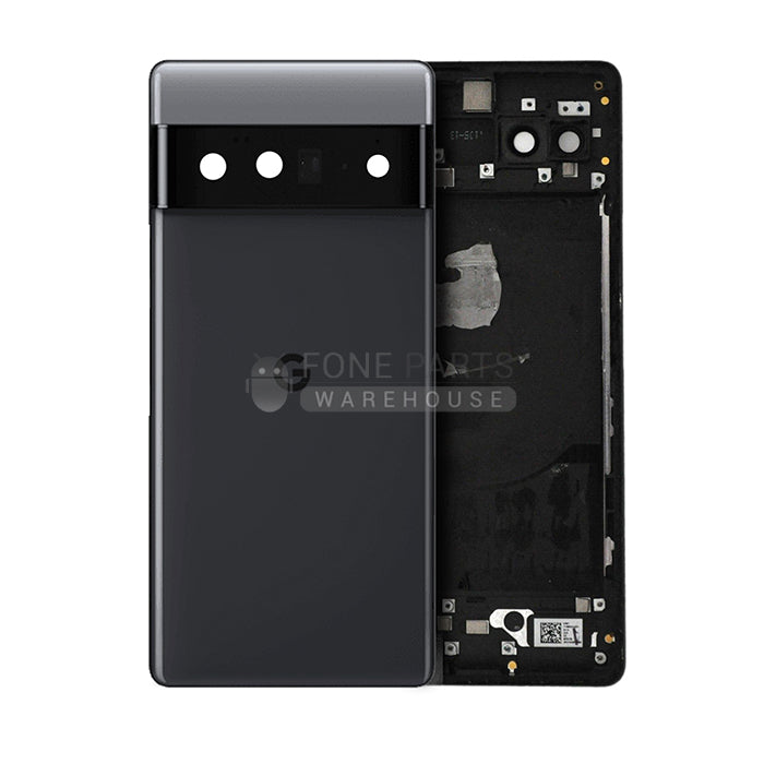 For Google Pixel 6A Replacement Battery Back Cover [Black]