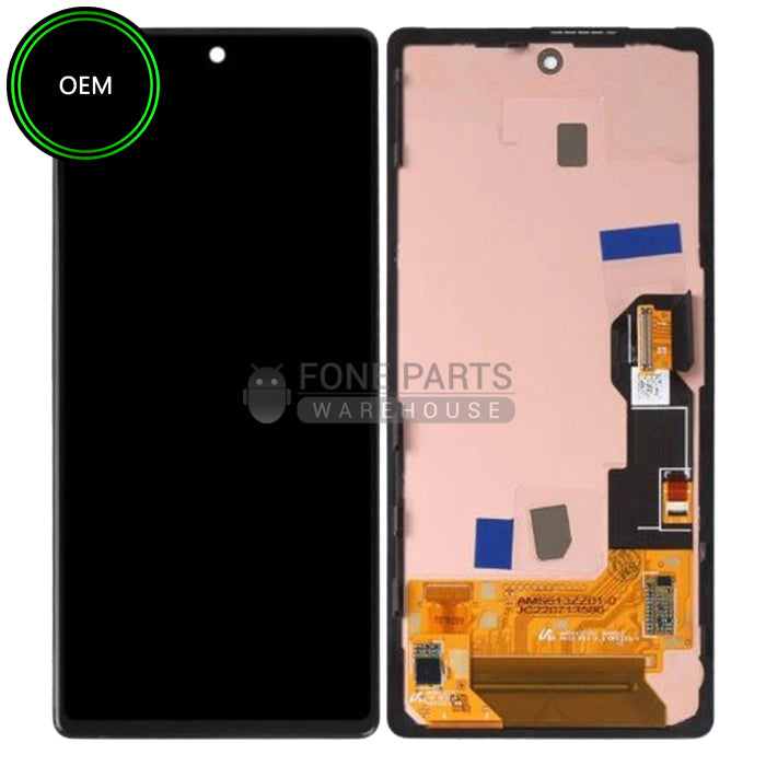 For Google (PIXEL 6A) Lcd with Touch Digitizer Assembly in (Black) [ORIGINAL]