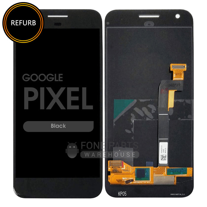 For Google (Pixel 1) Replacement Complete Lcd with Digitizer in [Black] [Original-Refurbished]