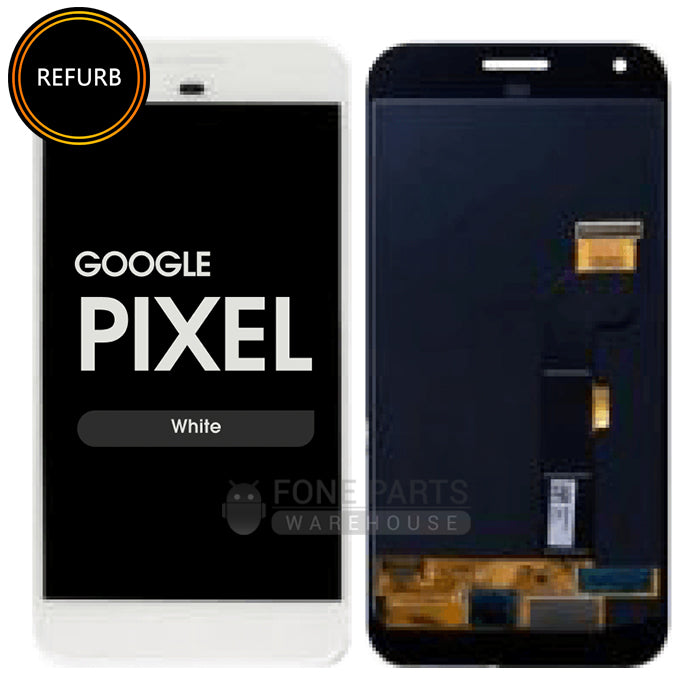 For Google (Pixel 1) Replacement Complete Lcd with Digitizer in [White] [Original-Refurbished]