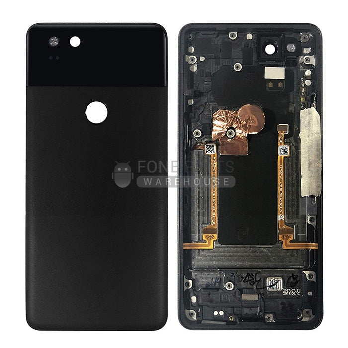 For Google (Pixel 2) Replacement Battery Back Cover Housing [Black]