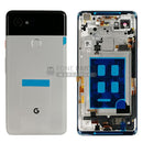 For Google (Pixel 2 XL) Replacement Battery Back Cover Housing With Parts [Black] [Genuine]