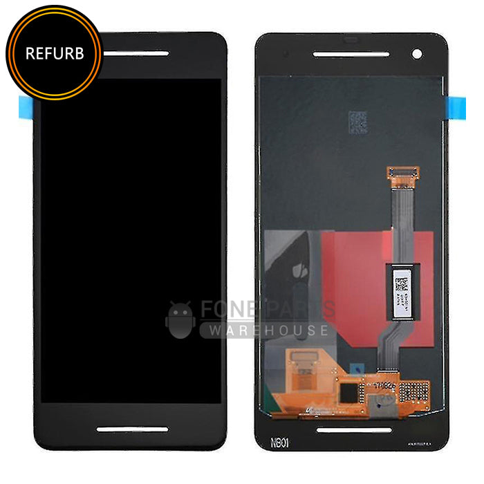 For Google (Pixel 2) Lcd with Touch Digitizer Assembly in [Black] [Original-Refurbished]