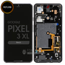 For Google (Pixel 3XL) Lcd with Touch Digitizer Assembly in [Black][Original-Refurbished]