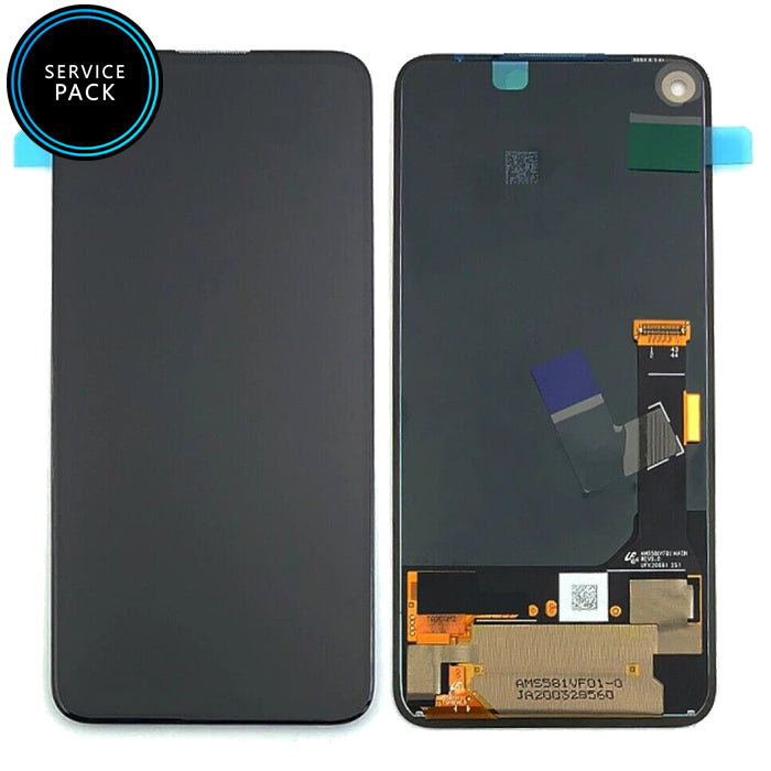 For Google (Pixel 4A) Lcd with Touch Digitizer Assembly in (Black) [Service Pack]