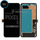 For Google (Pixel 5) Lcd with Touch Digitizer Assembly in (Black) [Pulled Out]