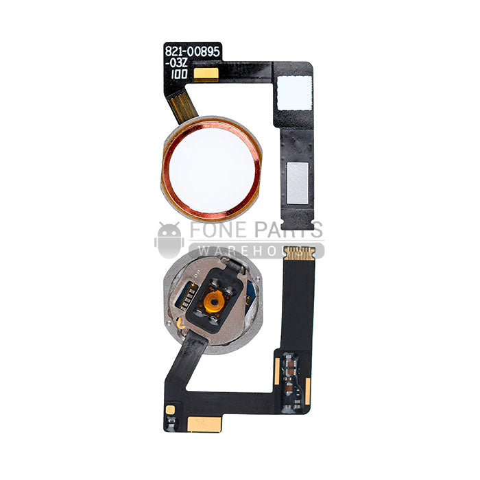 For iPad Pro 12.9 2nd Gen Replacement  Home button Fingerprint Sensor Flex [Gold]