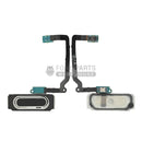 For Galaxy S5 Replacement Home button with flex and Spacer [Black]