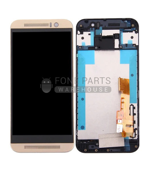 For HTC One M9 Replacement Lcd with Digitizer and frame Assembly in [Gold]