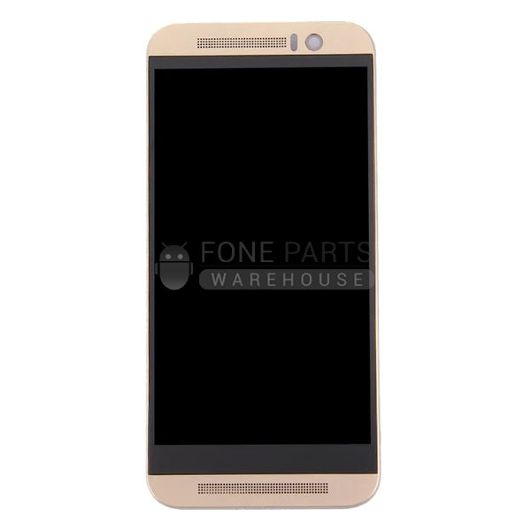 For HTC One M9 Replacement Lcd with Digitizer and frame Assembly in [Gold]