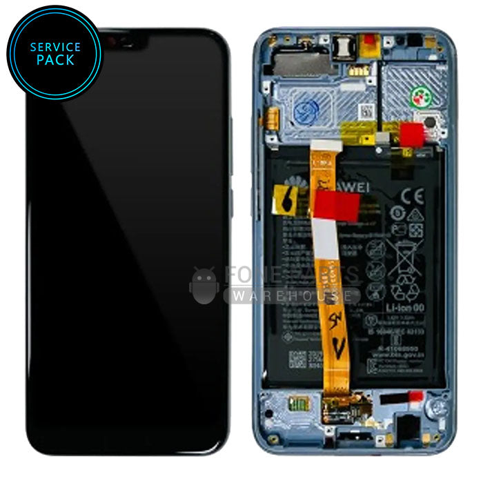 For Honor 10 Replacements LCD Screen Digitizer With Frame (Service Pack) [Black]