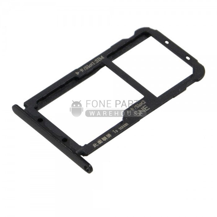 For Honor 20 Lite Replacement Sim Card Tray Holder [Black]