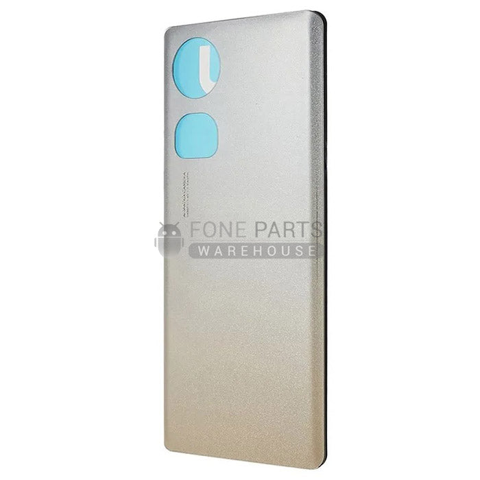 For Honor 70 Replacement Battery Back Cover With Sticker [Crystal Silver]