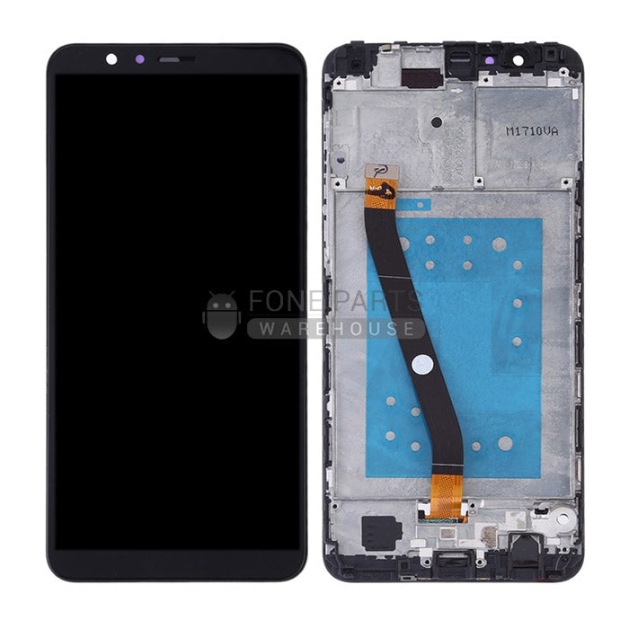 For Honor 7X Lcd Screen with Digitizer and [With Frame] in [Black]