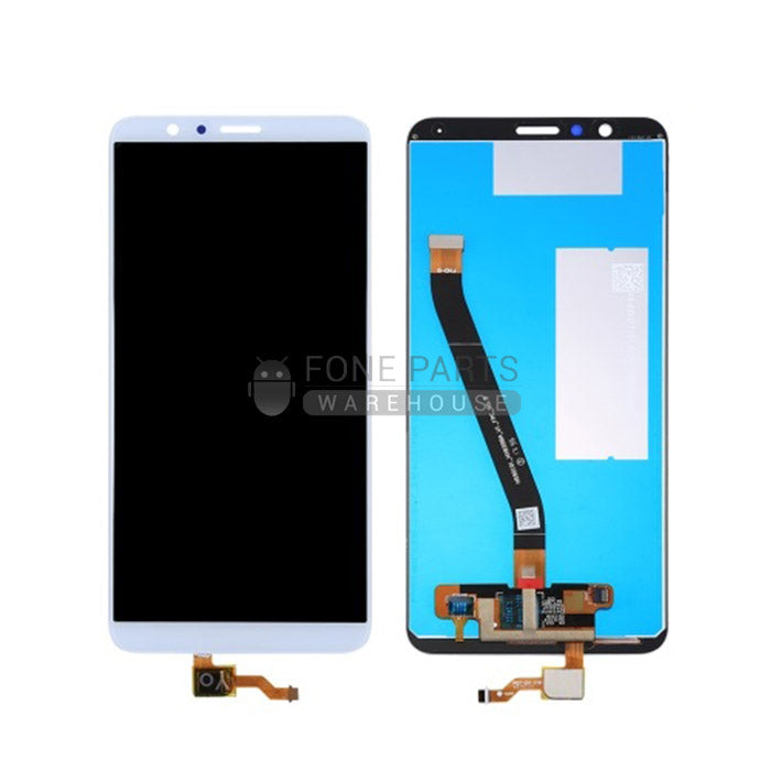 For Honor 7X Lcd Screen with Digitizer and [With Frame]  in [White]