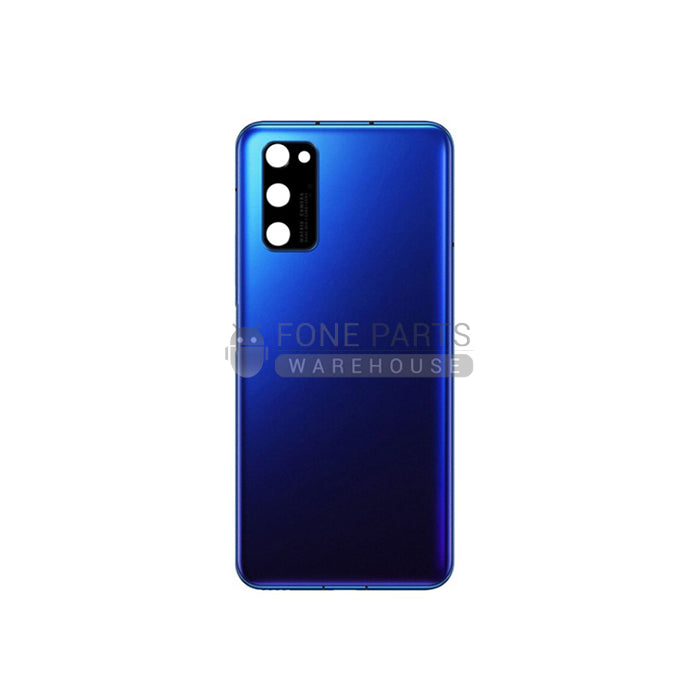 For Honor V30 Pro Replacements Battery Back Cover With Lens [Ocean Blue]