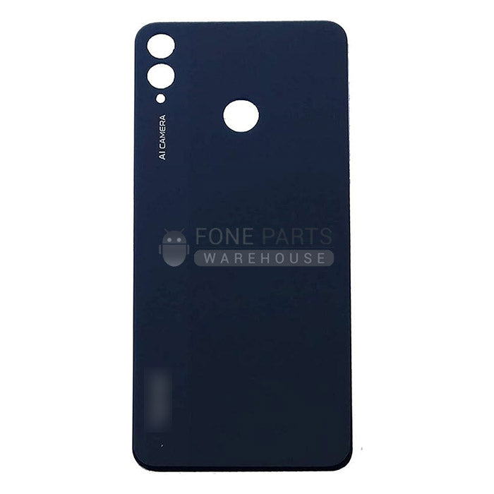 For Honor X8 Replacement Battery Back Cover With Sticker [Black]